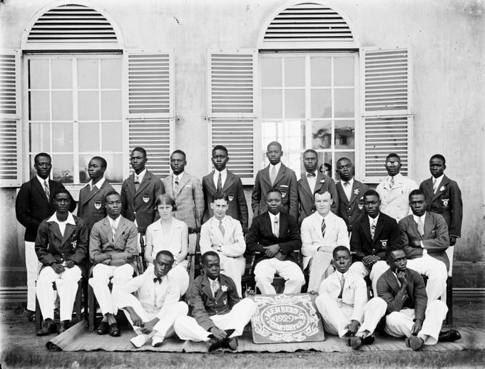 Prince of Wales College and School, later Achimota College was founded in Achimota, Gold Coast (now Ghana) in 1924 by Dr. James Emman Kwegyir Aggrey