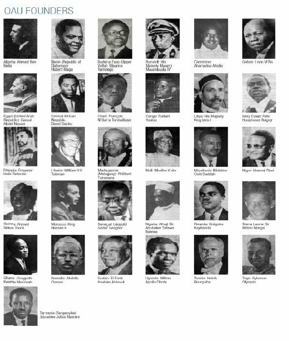 the Organisation of African Unity (OAU) was formed in Addis Ababa, Ethiopia in which President Kwame Nkrumah of Ghana and Emperor Haile Selassie of Ethiopia played prominent roles. Later On July 9, 2002 at an meeting of African leaders in Durban, South Africa, the African Union (AU) was formed.